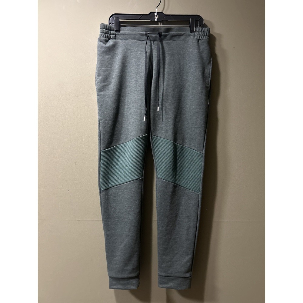 On Cloud Mens Green Stretch Jogger Running Active Drawstring Sweatpants Sz Med